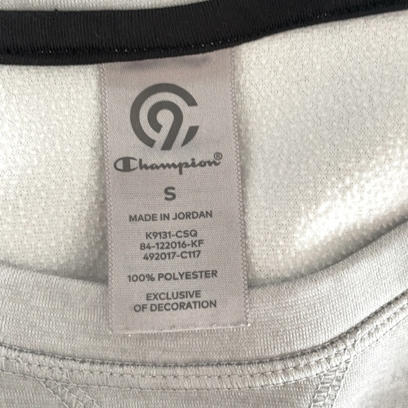 CHAMPION Exclusive of Decoration Gray Women’s Sweatshirt Athletic Running Top - Picture 8 of 8